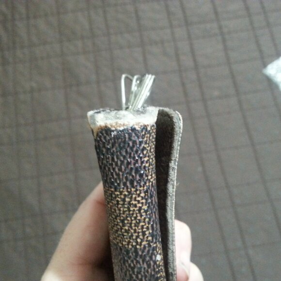 Vintage LV Louis Vuitton Damier Ebeine Key Holder Case  Unisex Men's Women's - Picture 11 of 16